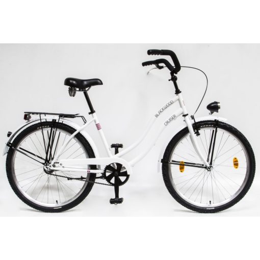 Csepel Blackwood Cruiser női kerékpár - Fehér ÚJ