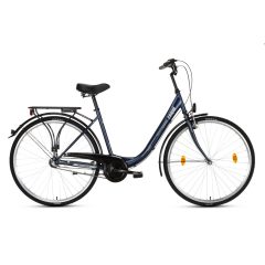   Csepel Budapest B 28" felnőtt városi kerékpár, 3 seb. agyváltó - Fényeskék Új szín