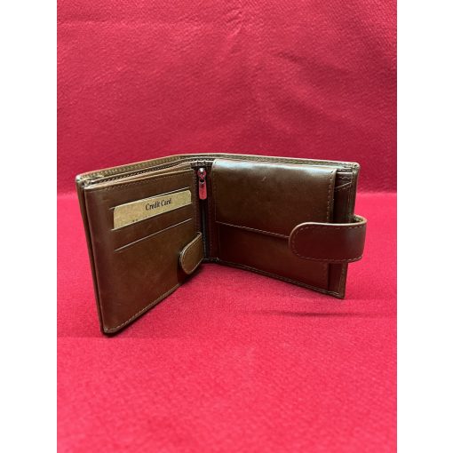 Férfi pénztárca díszdobozban barna GreenDeed CVT1021/T